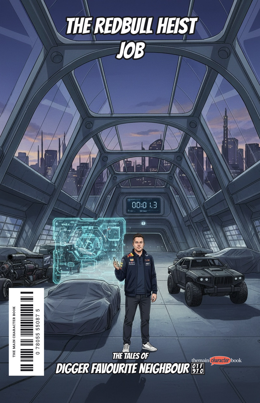 The Redbull Heist Job — personalised front cover