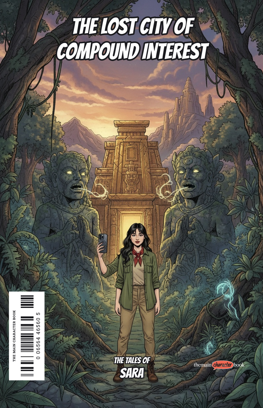 The Lost City of Compound Interest — personalised front cover