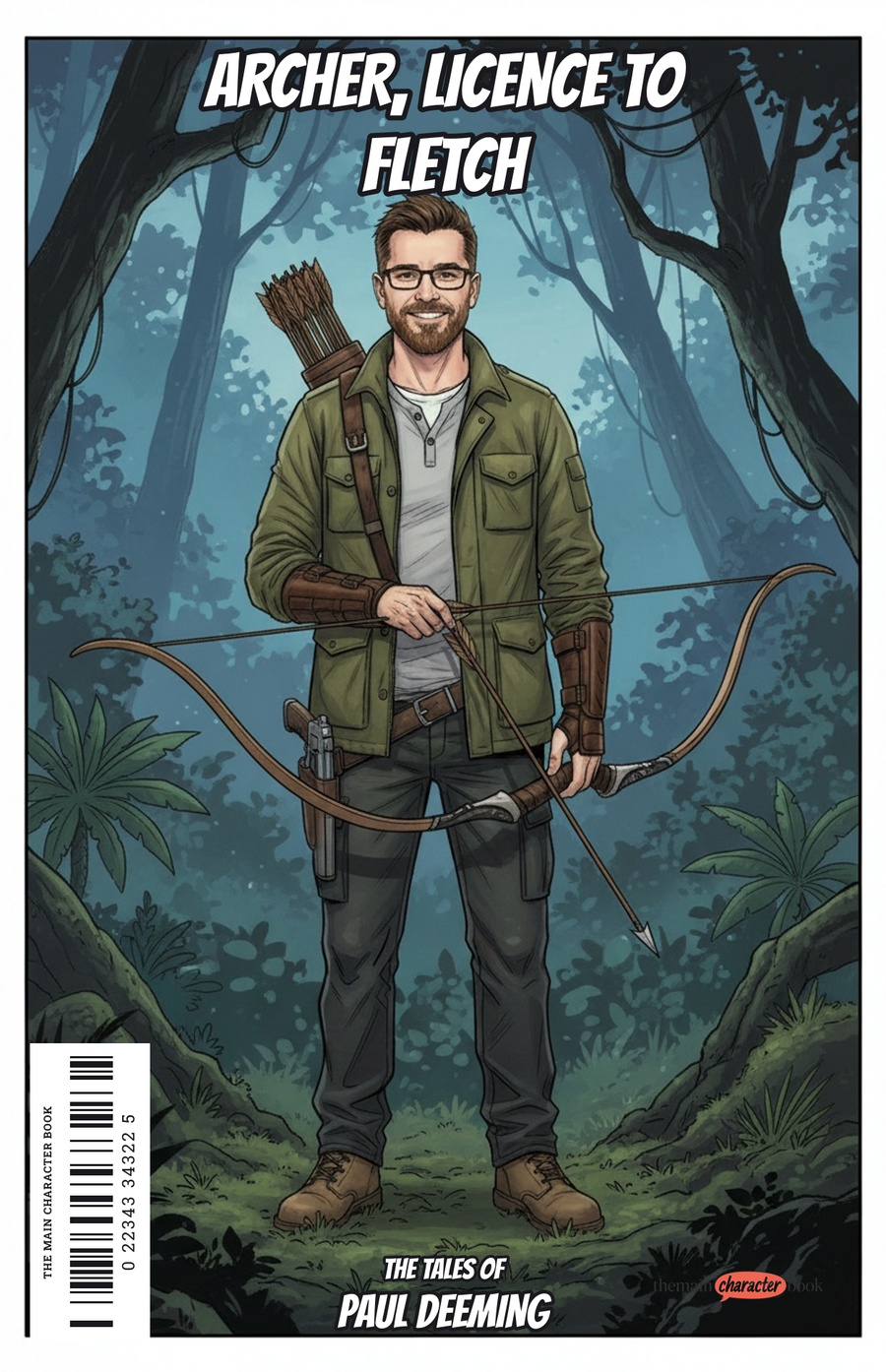 Archer, Licence to Fletch — personalised front cover
