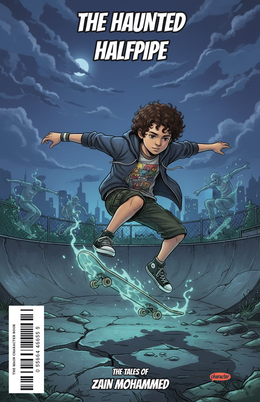 The Haunted Halfpipe — personalised front cover