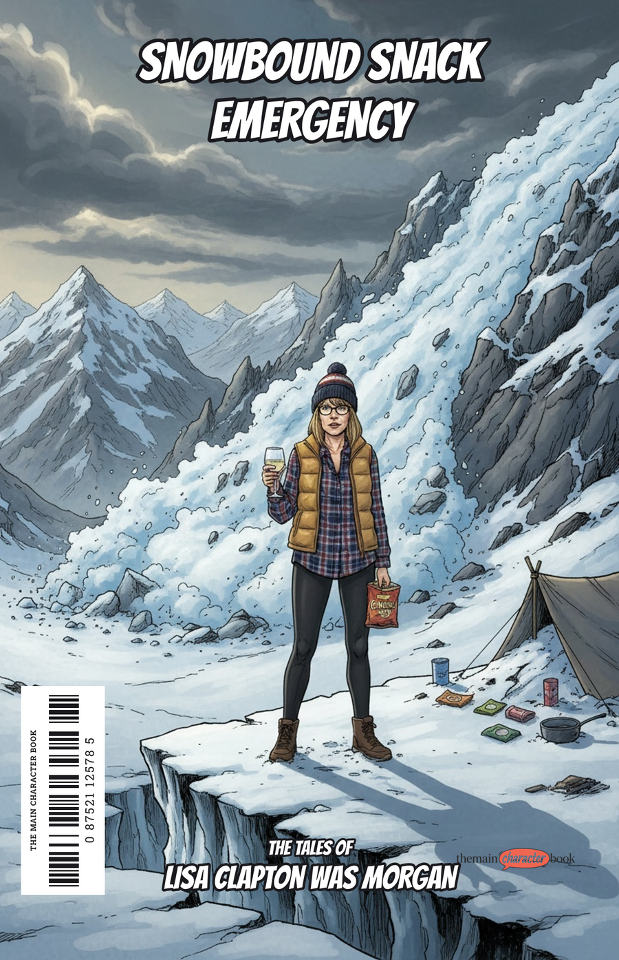 Snowbound Snack Emergency — personalised front cover