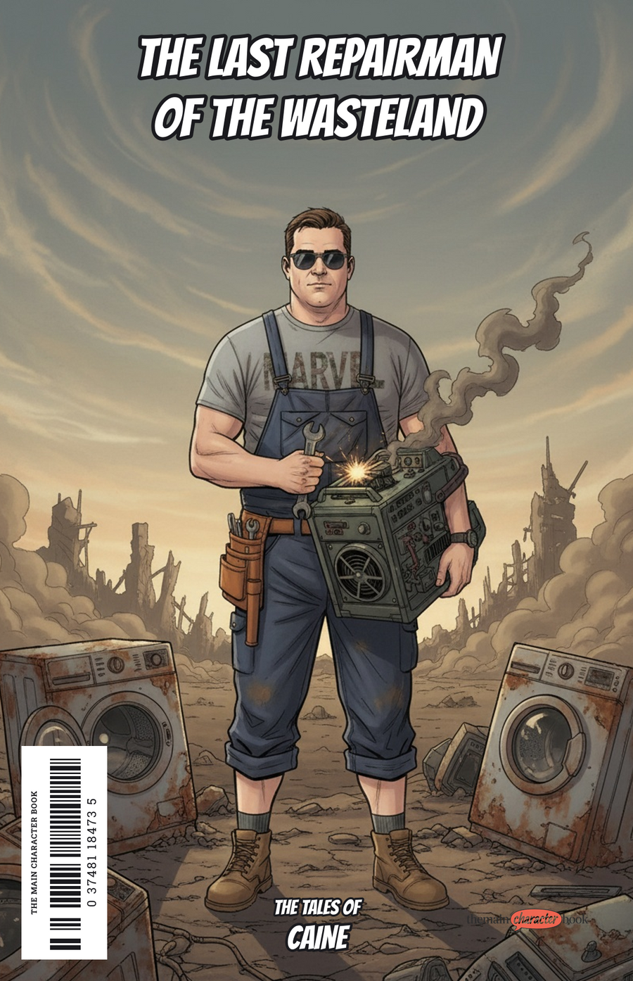 The Last Repairman of the Wasteland — personalised front cover