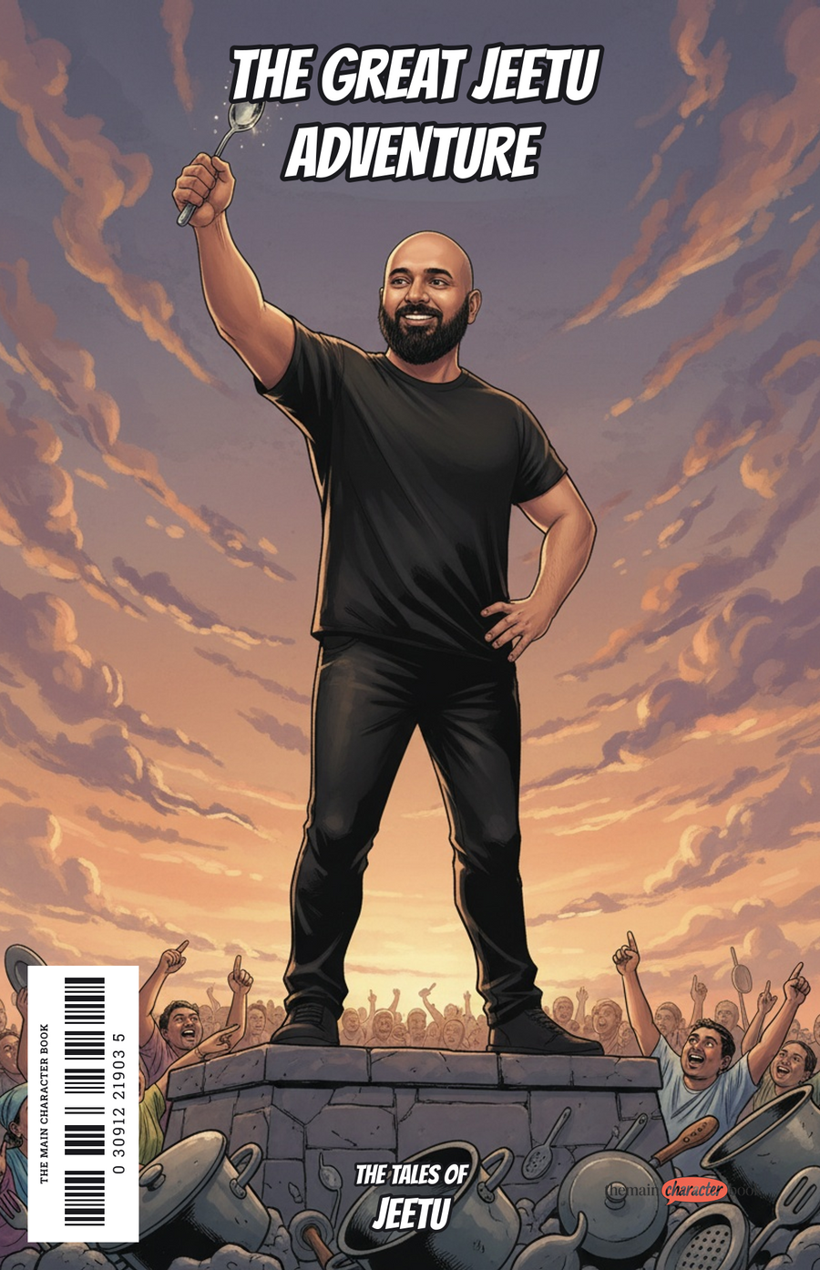 The Great Jeetu Adventure — personalised front cover