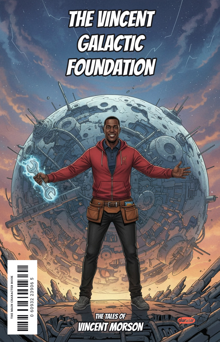 The Vincent Galactic Foundation — personalised front cover