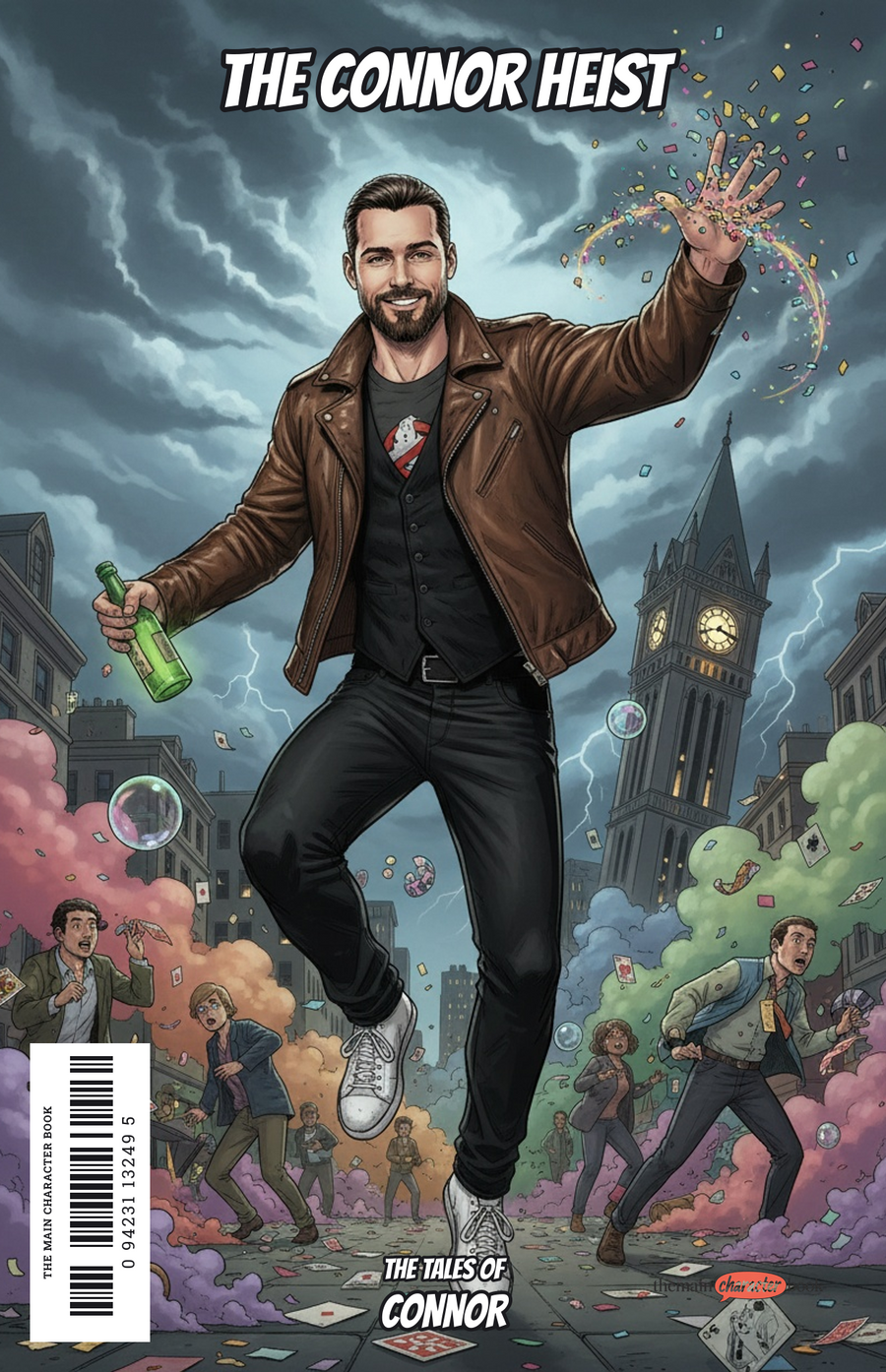The Connor Heist — personalised front cover