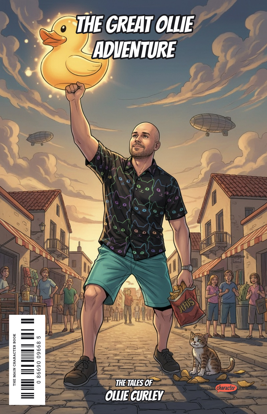 The Great Ollie Adventure — personalised front cover