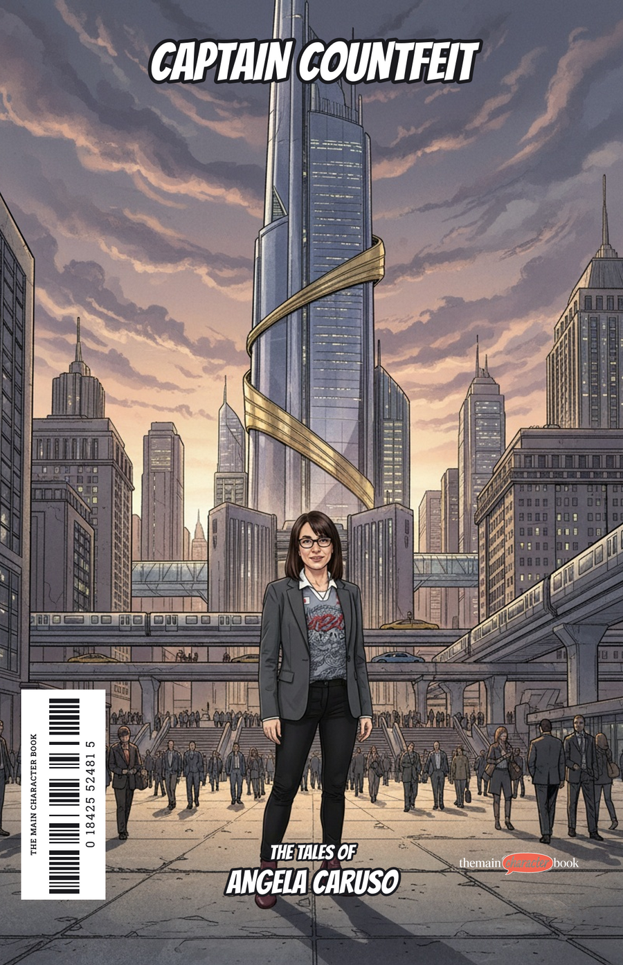 Captain Countfeit — personalised front cover