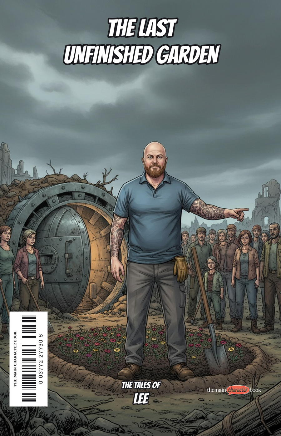 The Last Unfinished Garden — personalised front cover