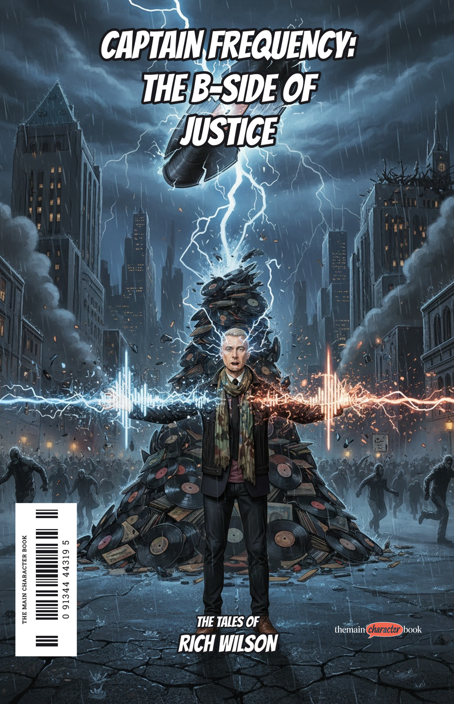 Captain Frequency: The B-Side of Justice — personalised front cover