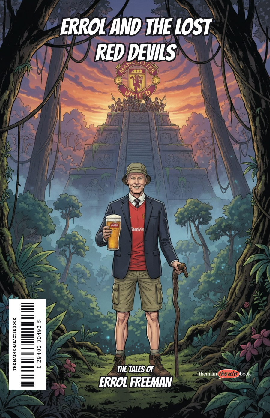 Errol and the Lost Red Devils — personalised front cover
