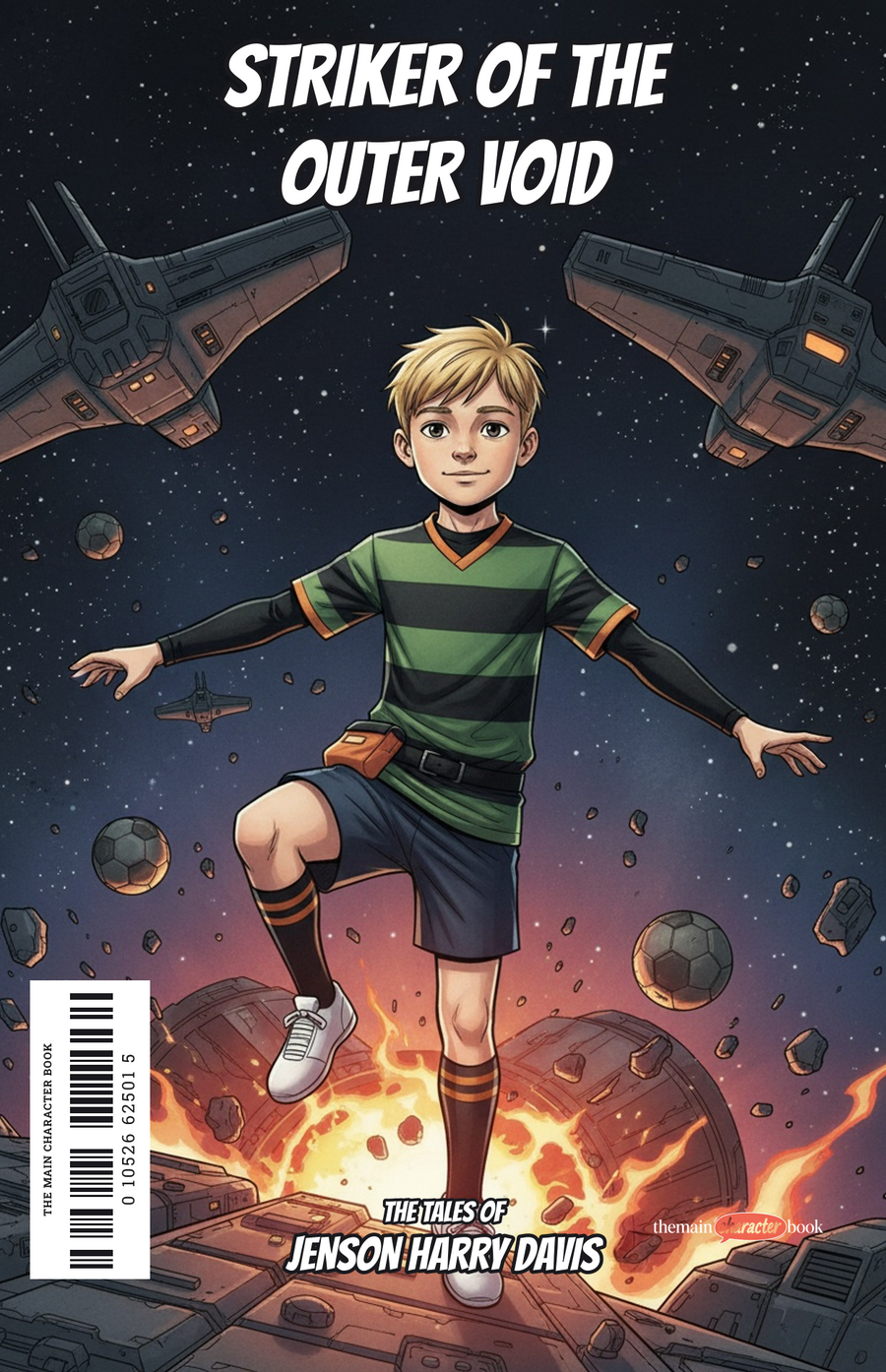 Striker of the Outer Void — personalised front cover