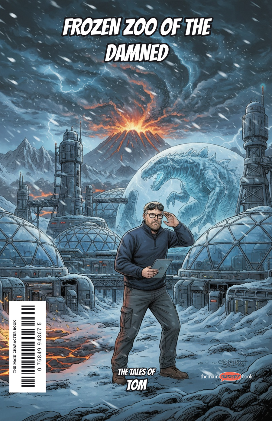 Frozen Zoo of the Damned — personalised front cover