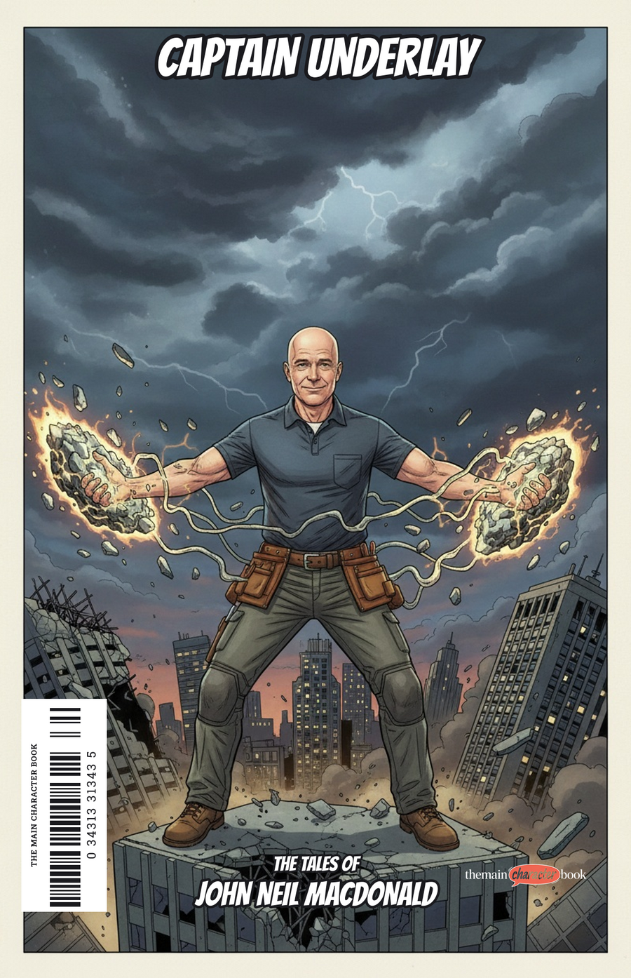 Captain Underlay — personalised front cover