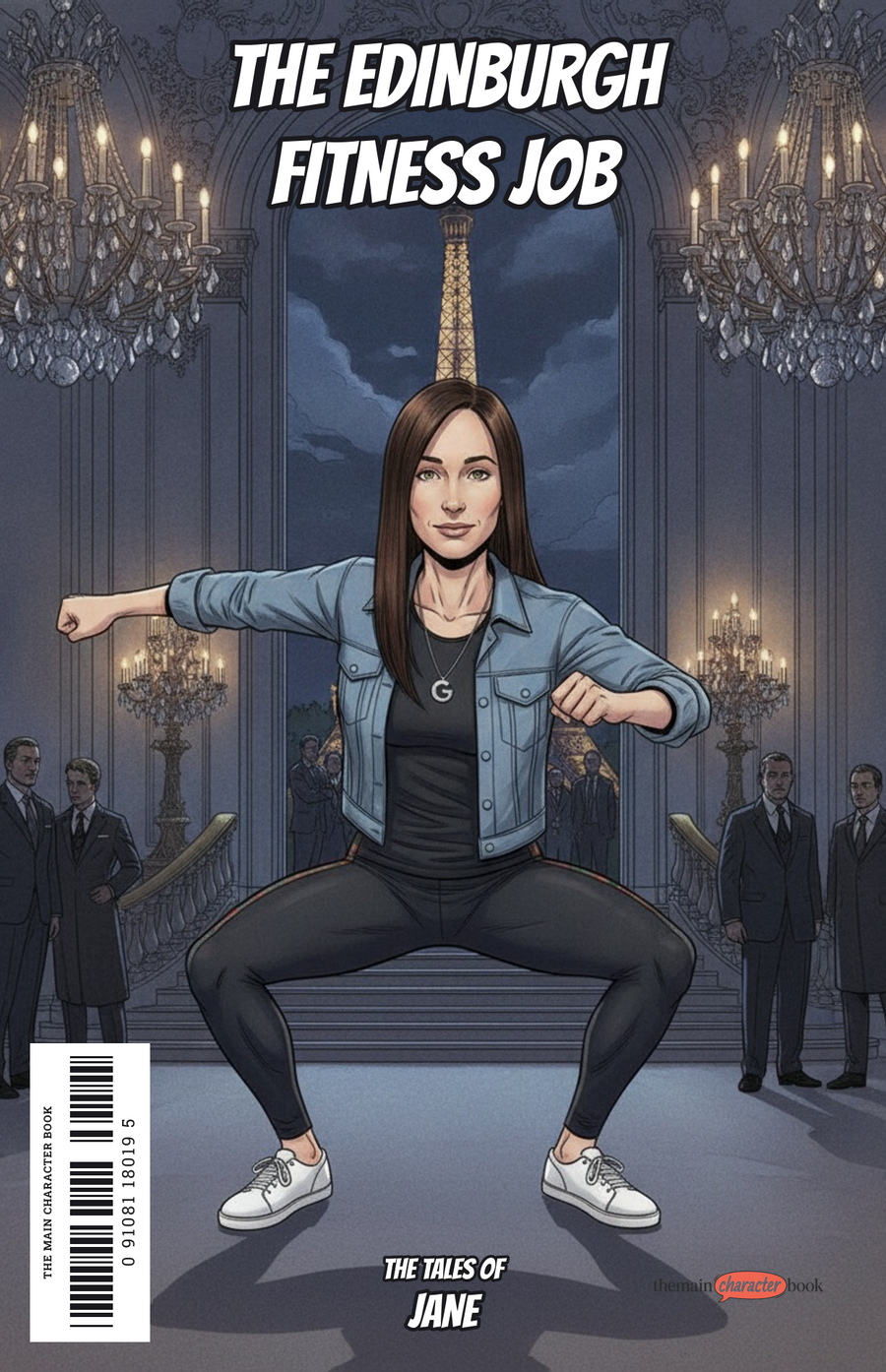 The Edinburgh Fitness Job — personalised front cover