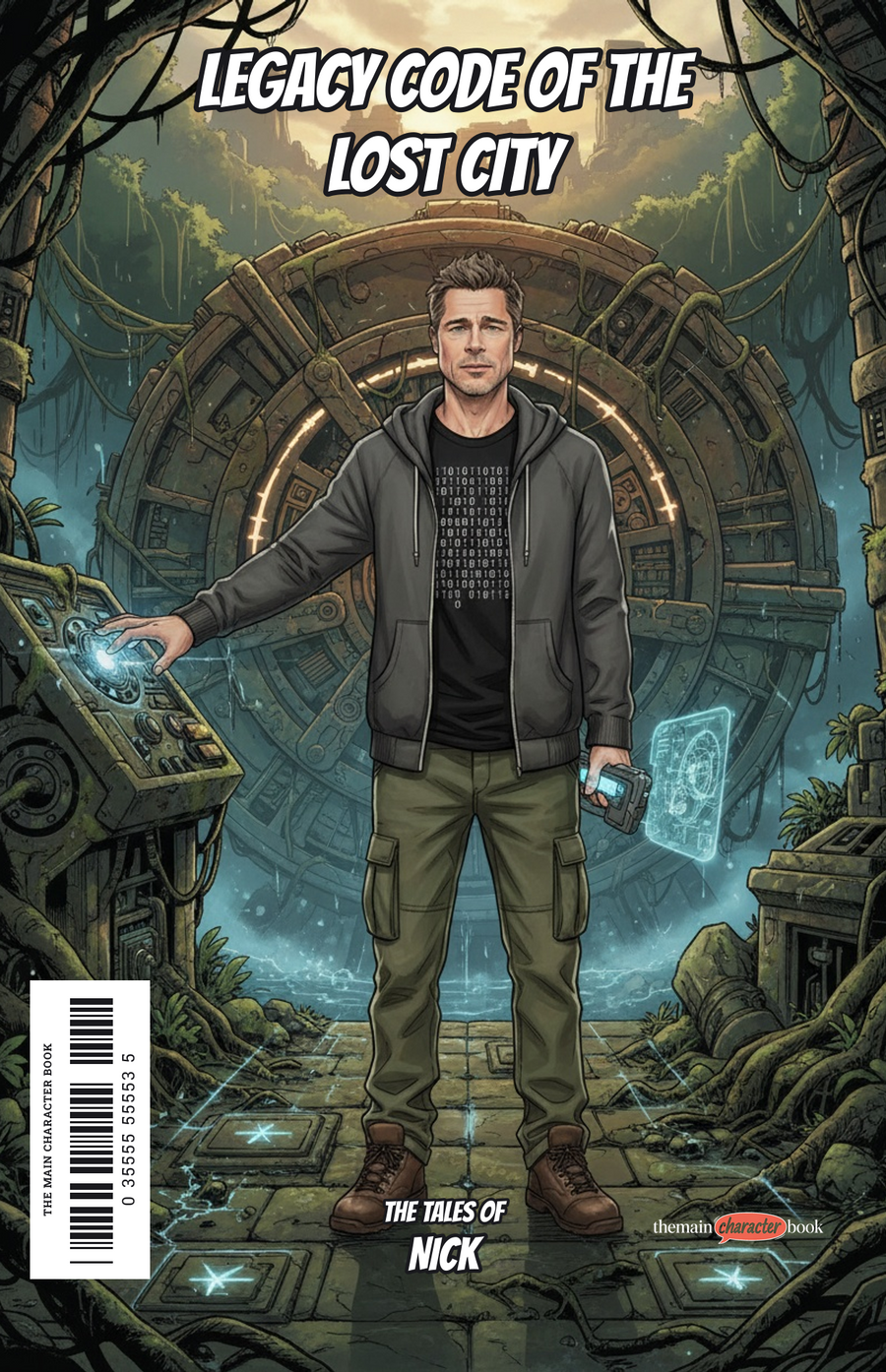 Legacy Code of the Lost City — personalised front cover