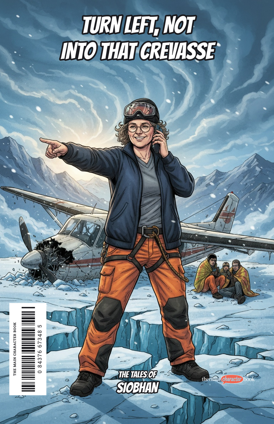 Turn Left, Not Into That Crevasse — personalised front cover