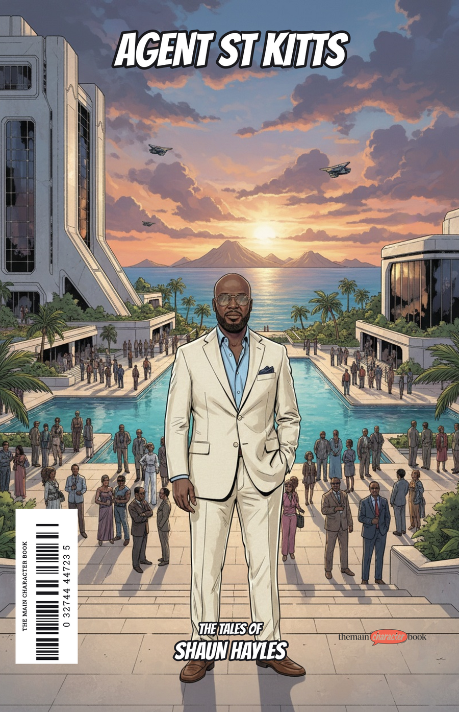 Agent St Kitts — personalised front cover