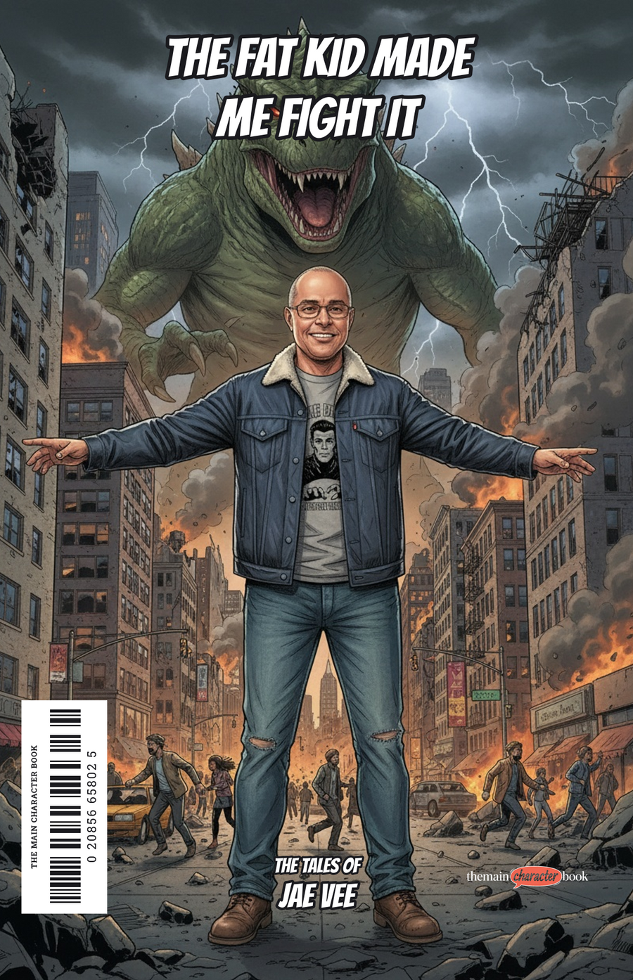 The Fat Kid Made Me Fight It — personalised front cover
