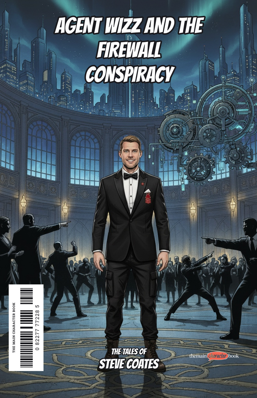 Agent Wizz and the Firewall Conspiracy — personalised front cover