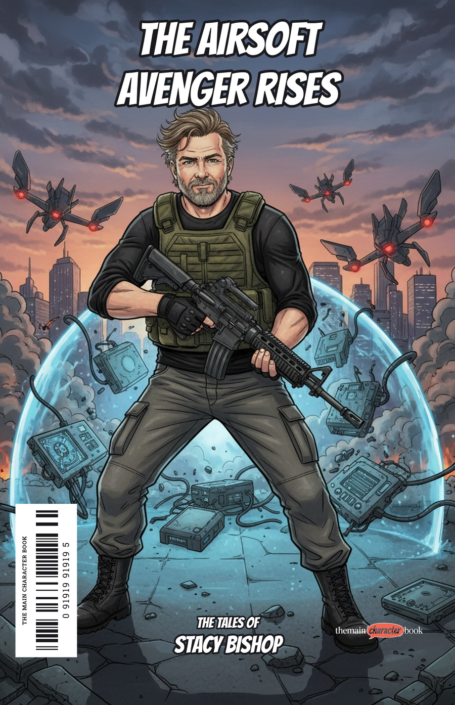 The Airsoft Avenger Rises — personalised front cover
