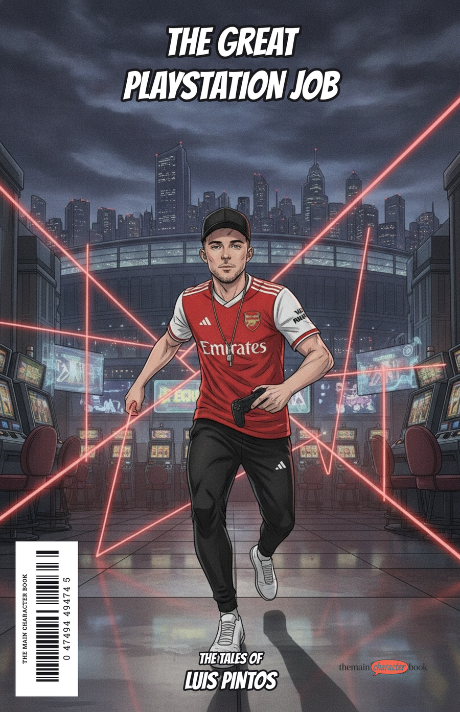 The Great PlayStation Job — personalised front cover