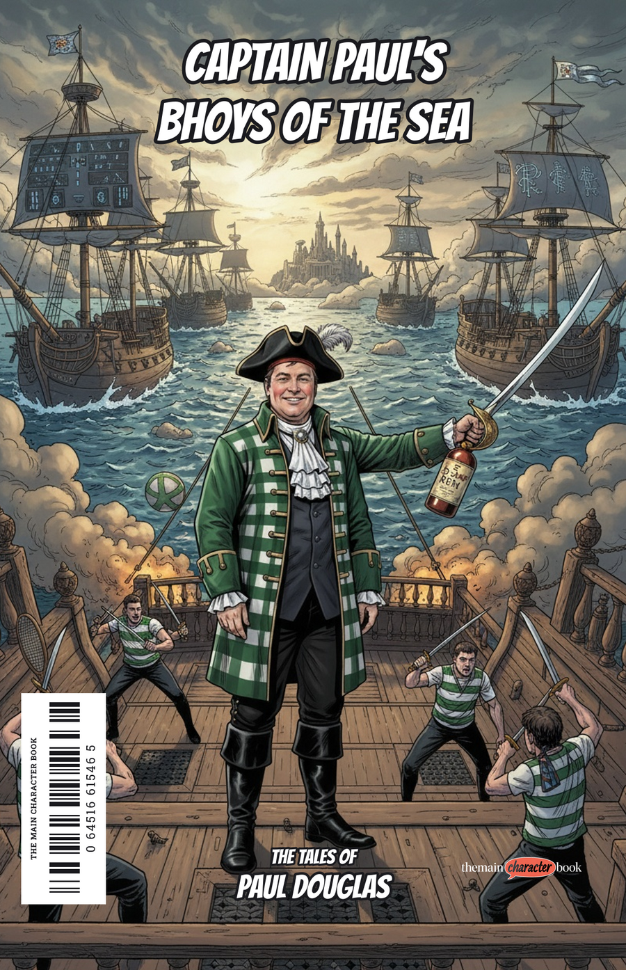 Captain Paul's Bhoys of the Sea — personalised front cover