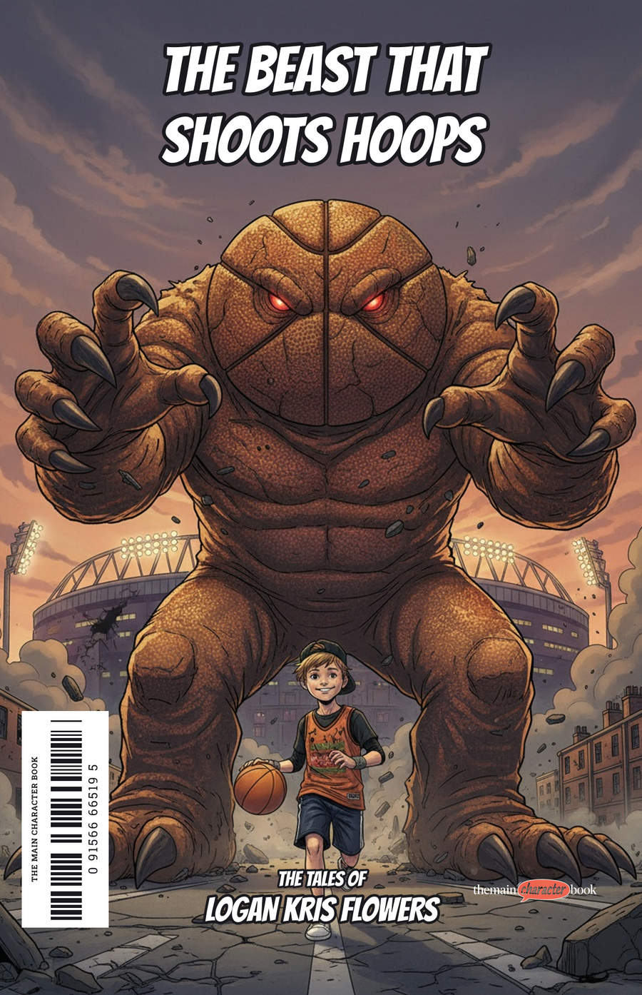 The Beast That Shoots Hoops — personalised front cover