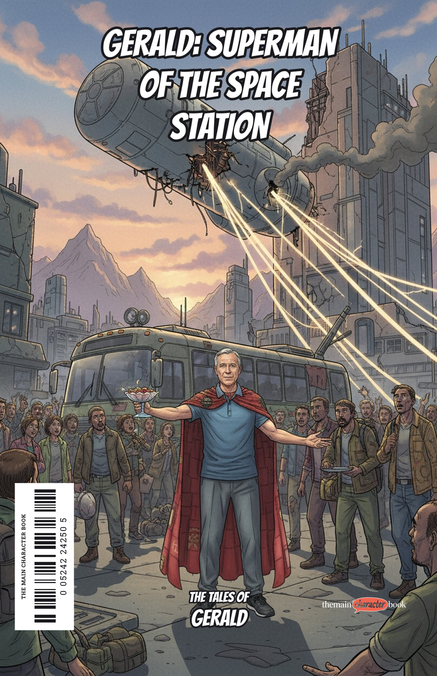 Gerald: Superman of the Space Station — personalised front cover