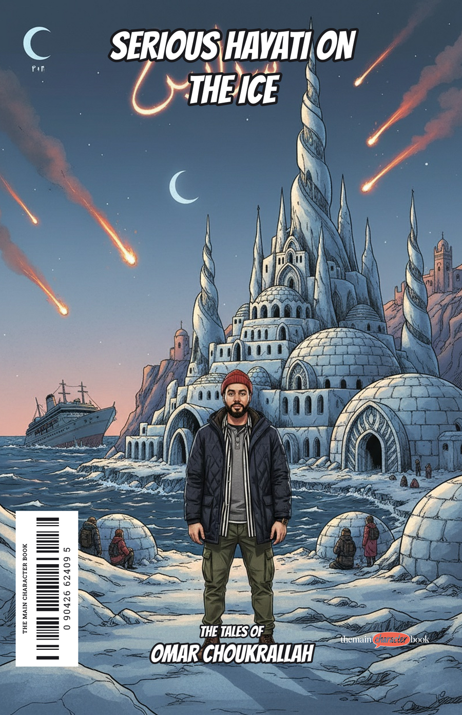 Serious Hayati on the Ice — personalised front cover