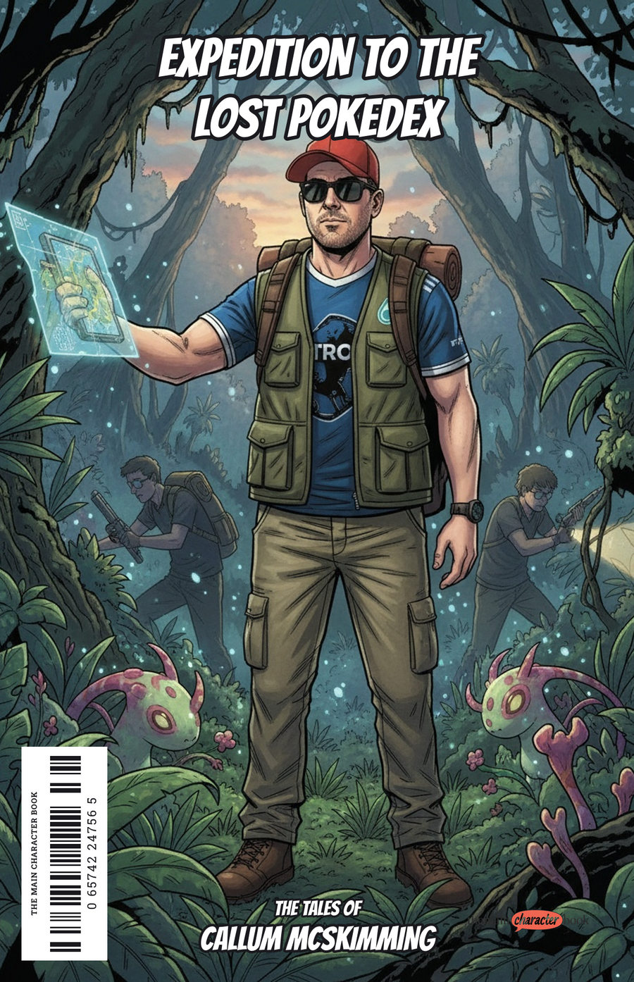 Expedition to the Lost Pokedex — personalised front cover
