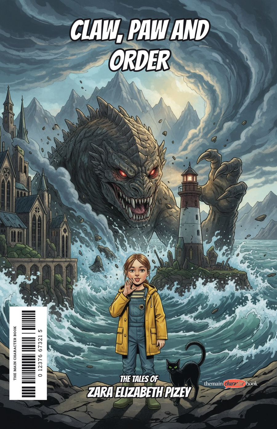 Claw, Paw and Order — personalised front cover