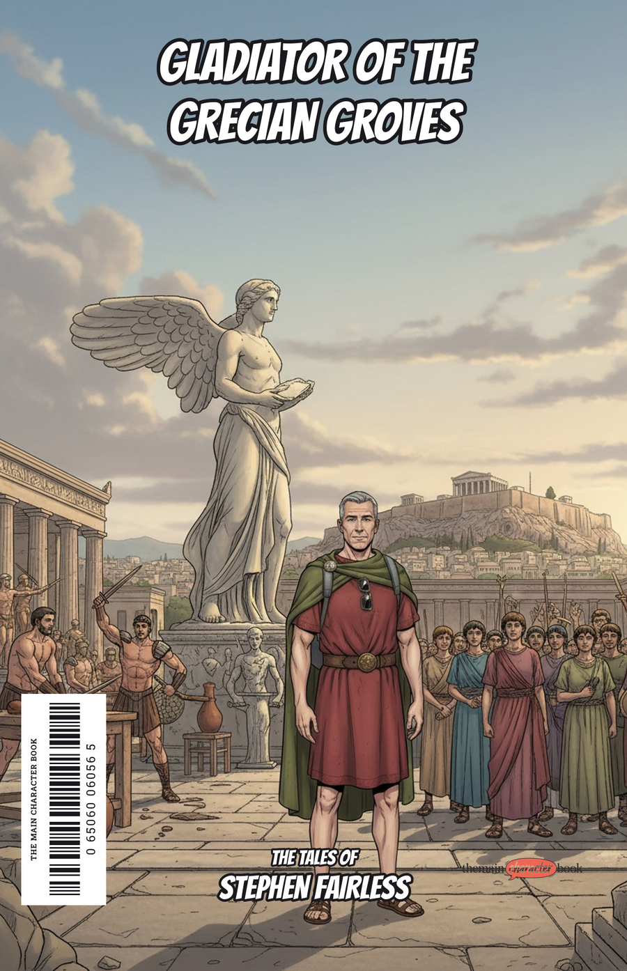 Gladiator of the Grecian Groves — personalised front cover