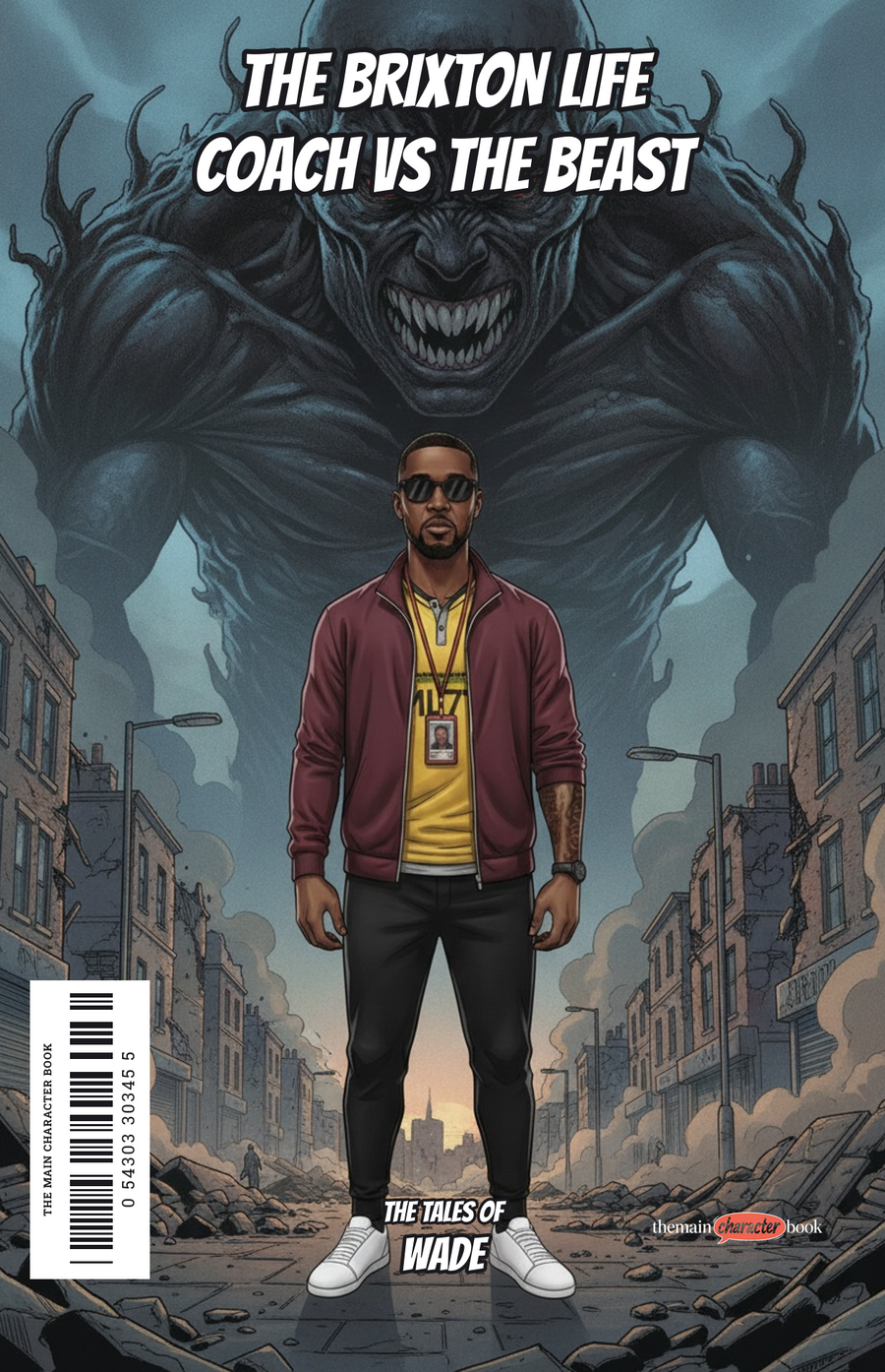 The Brixton Life Coach vs The Beast — personalised front cover