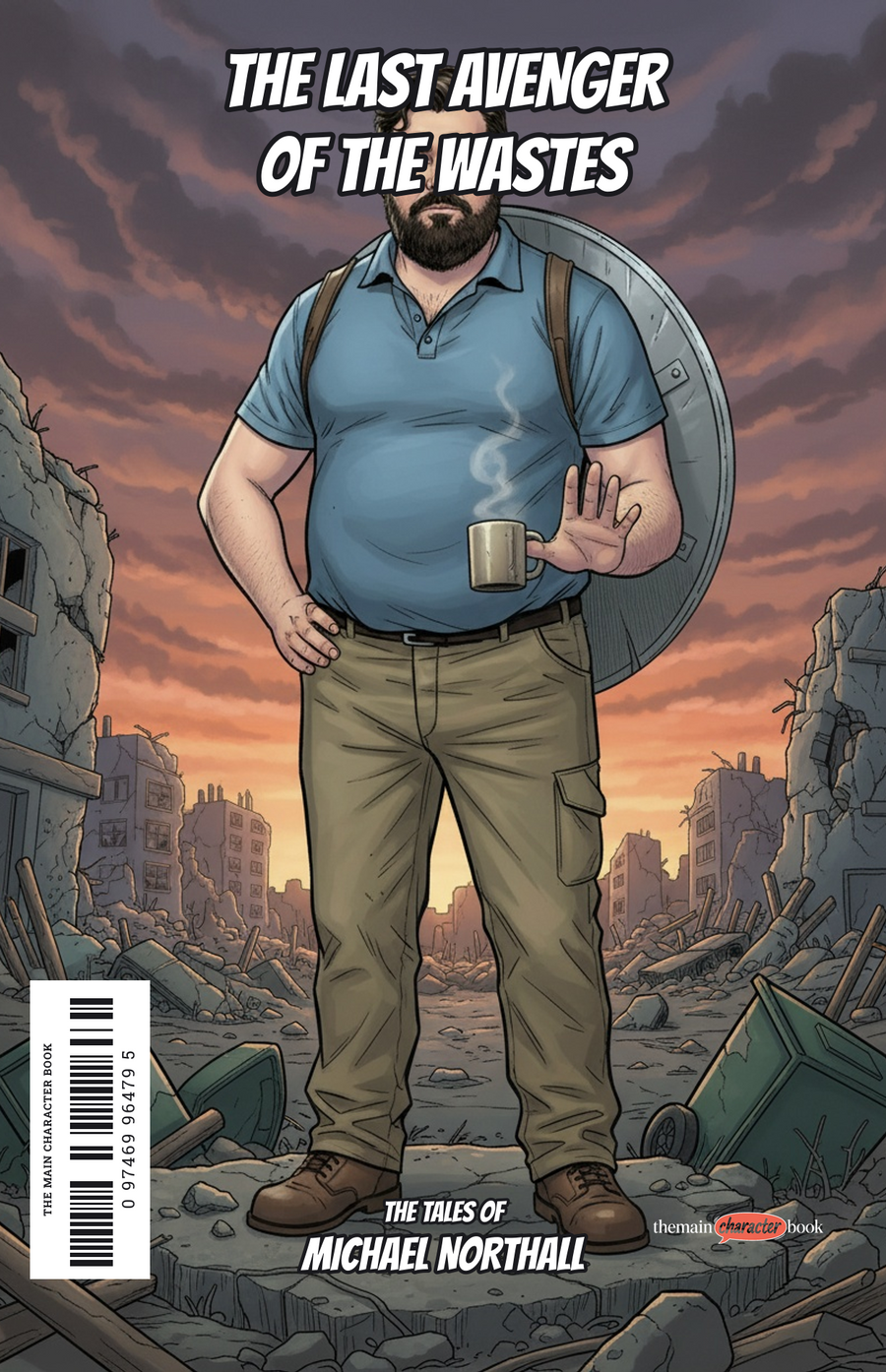 The Last Avenger of the Wastes — personalised front cover