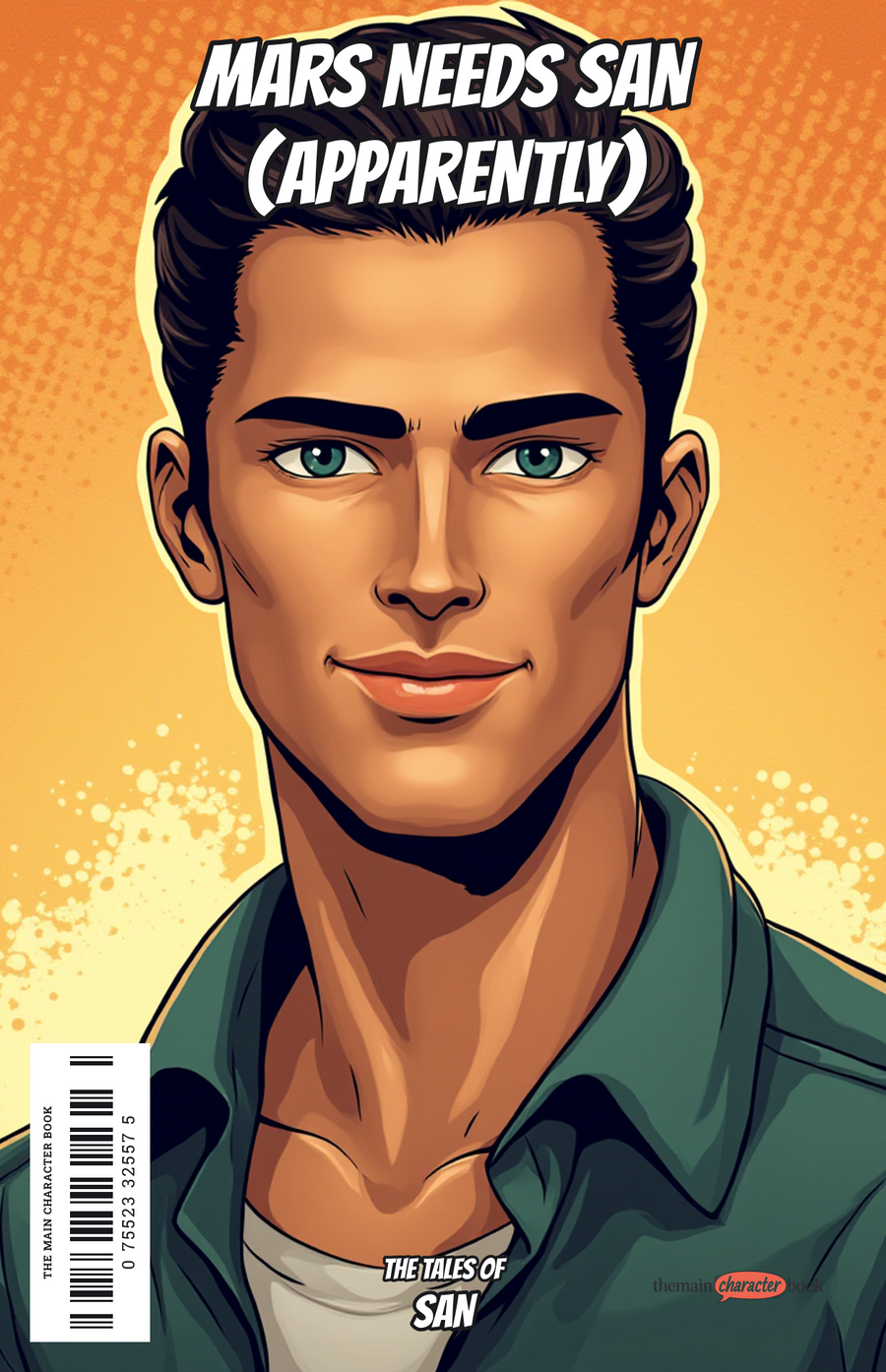 Mars Needs San (Apparently) — personalised front cover