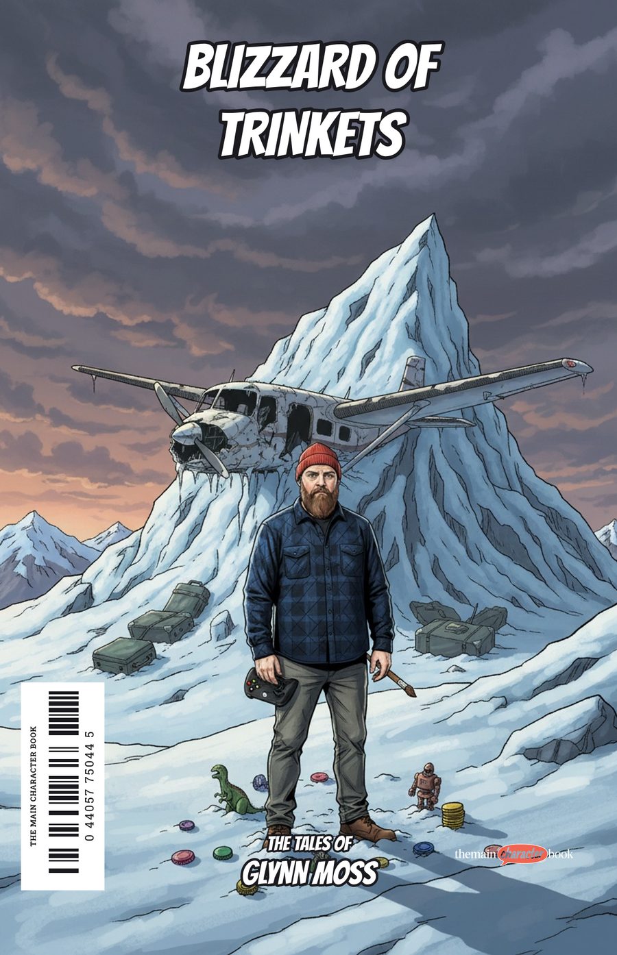 Blizzard of Trinkets — personalised front cover