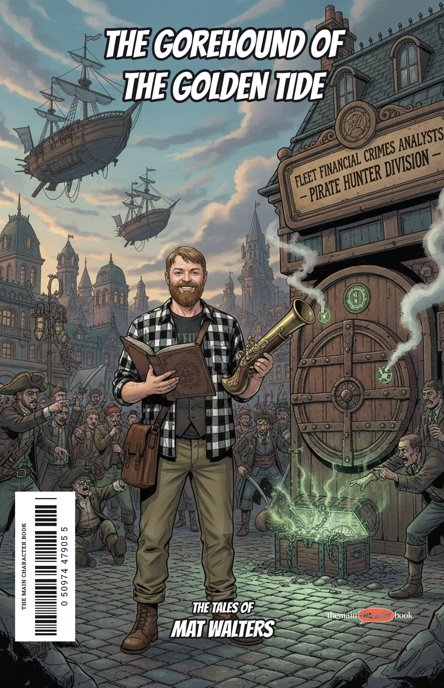 The Gorehound of the Golden Tide — personalised front cover