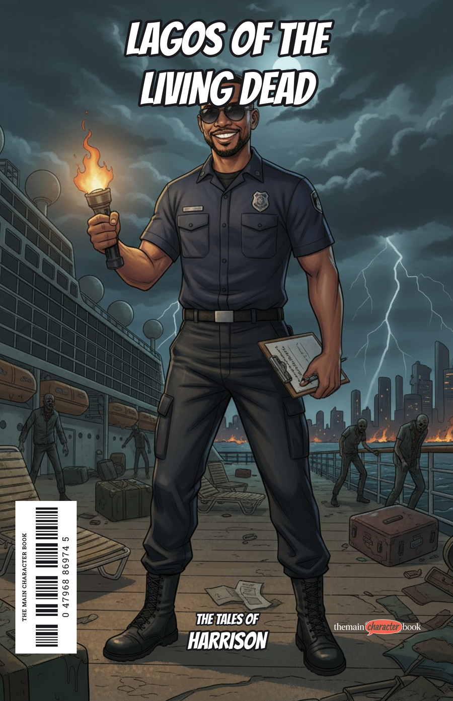 Lagos of the Living Dead — personalised front cover
