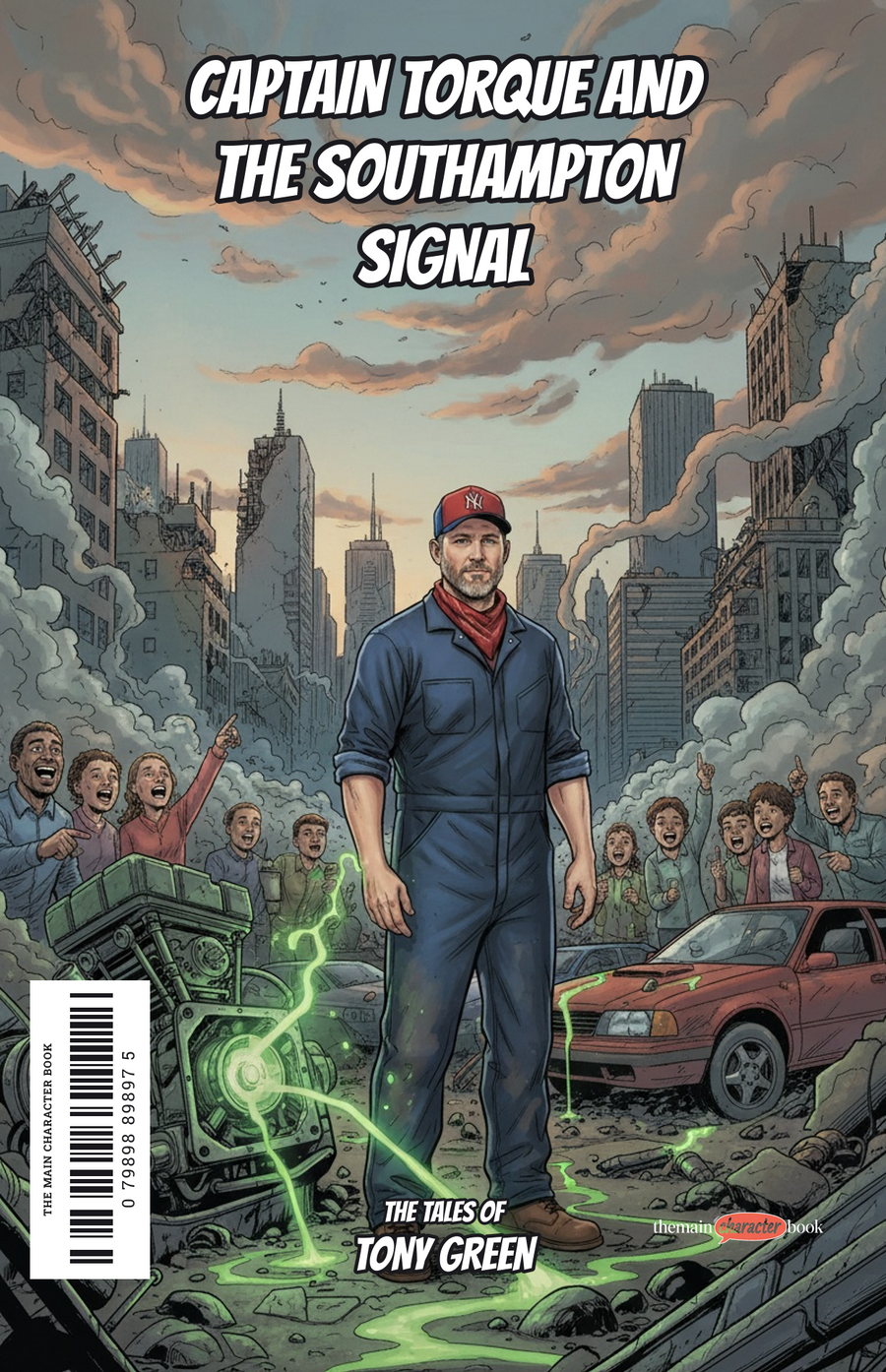 Captain Torque and the Southampton Signal — personalised front cover