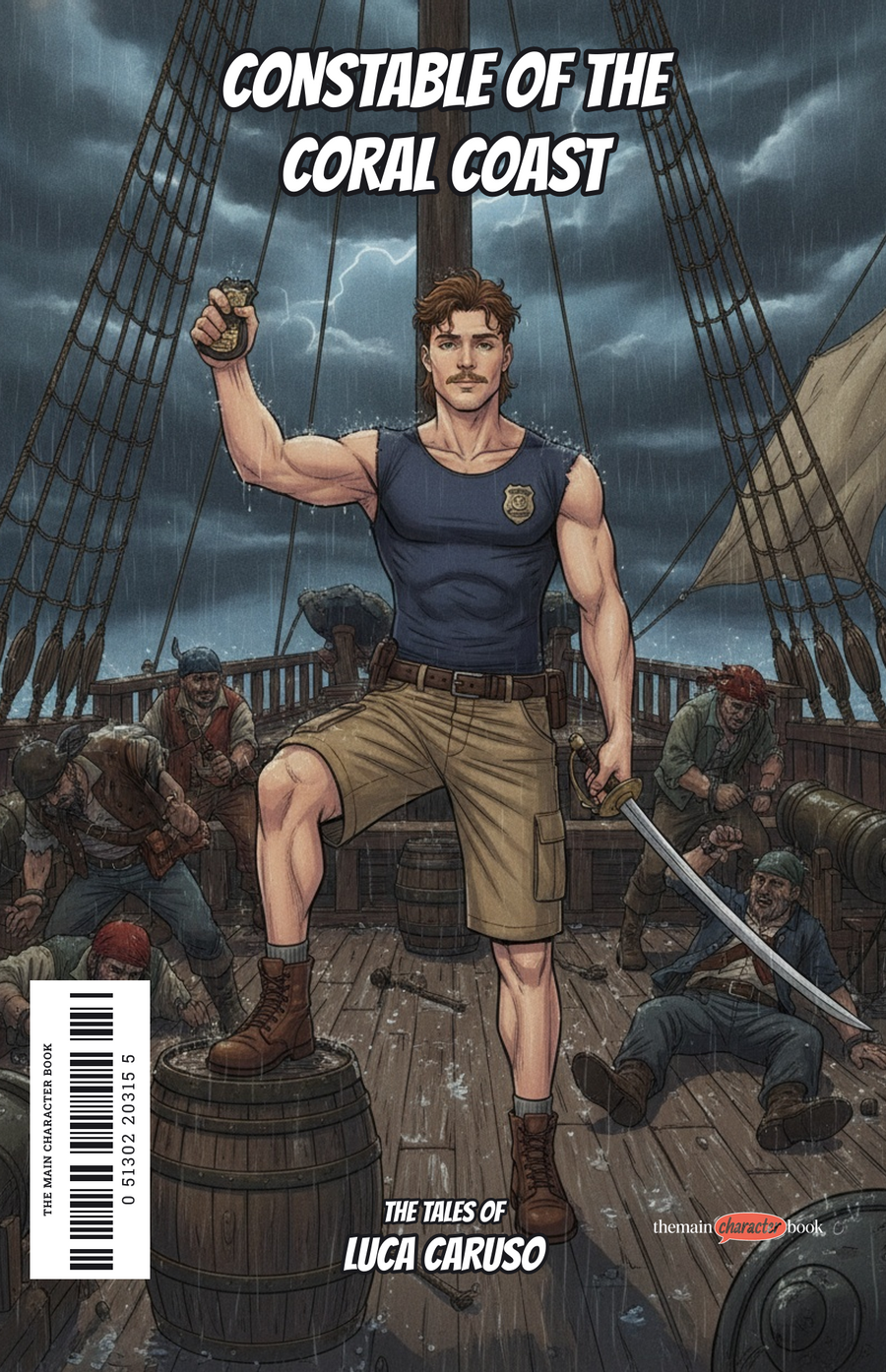 Constable of the Coral Coast — personalised front cover