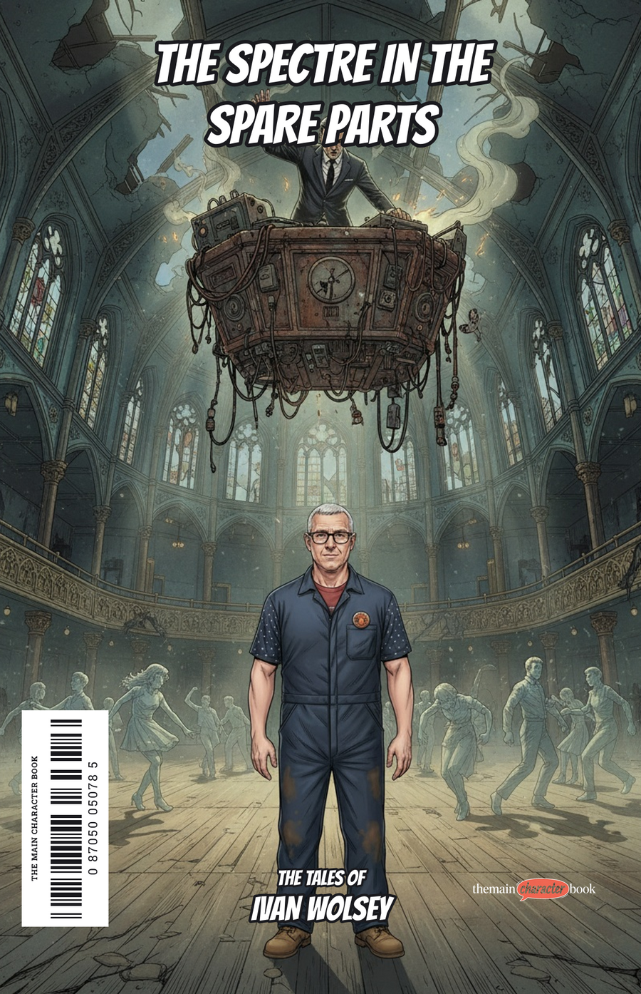 The Spectre in the Spare Parts — personalised front cover