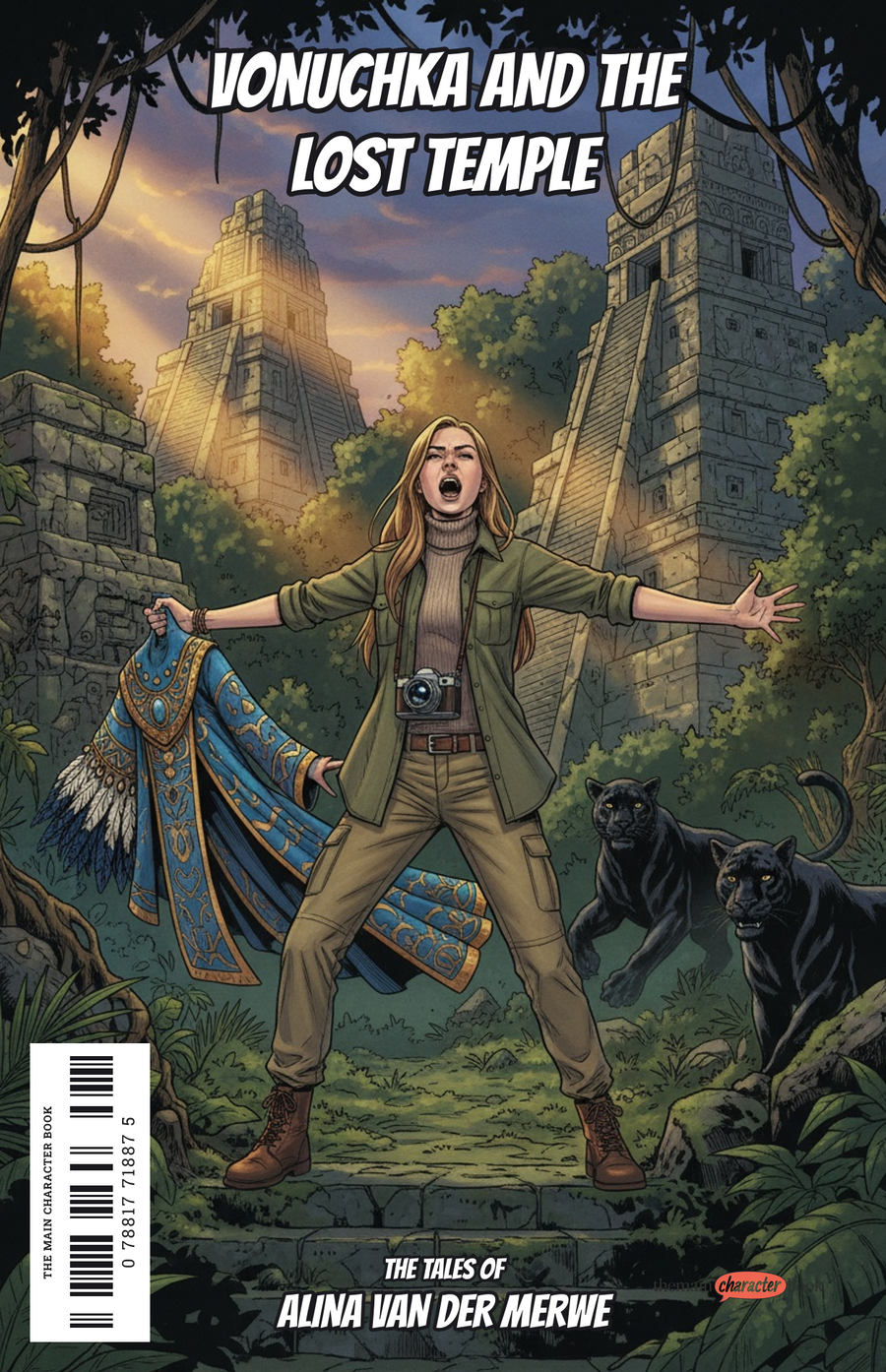 Vonuchka and the Lost Temple — personalised front cover