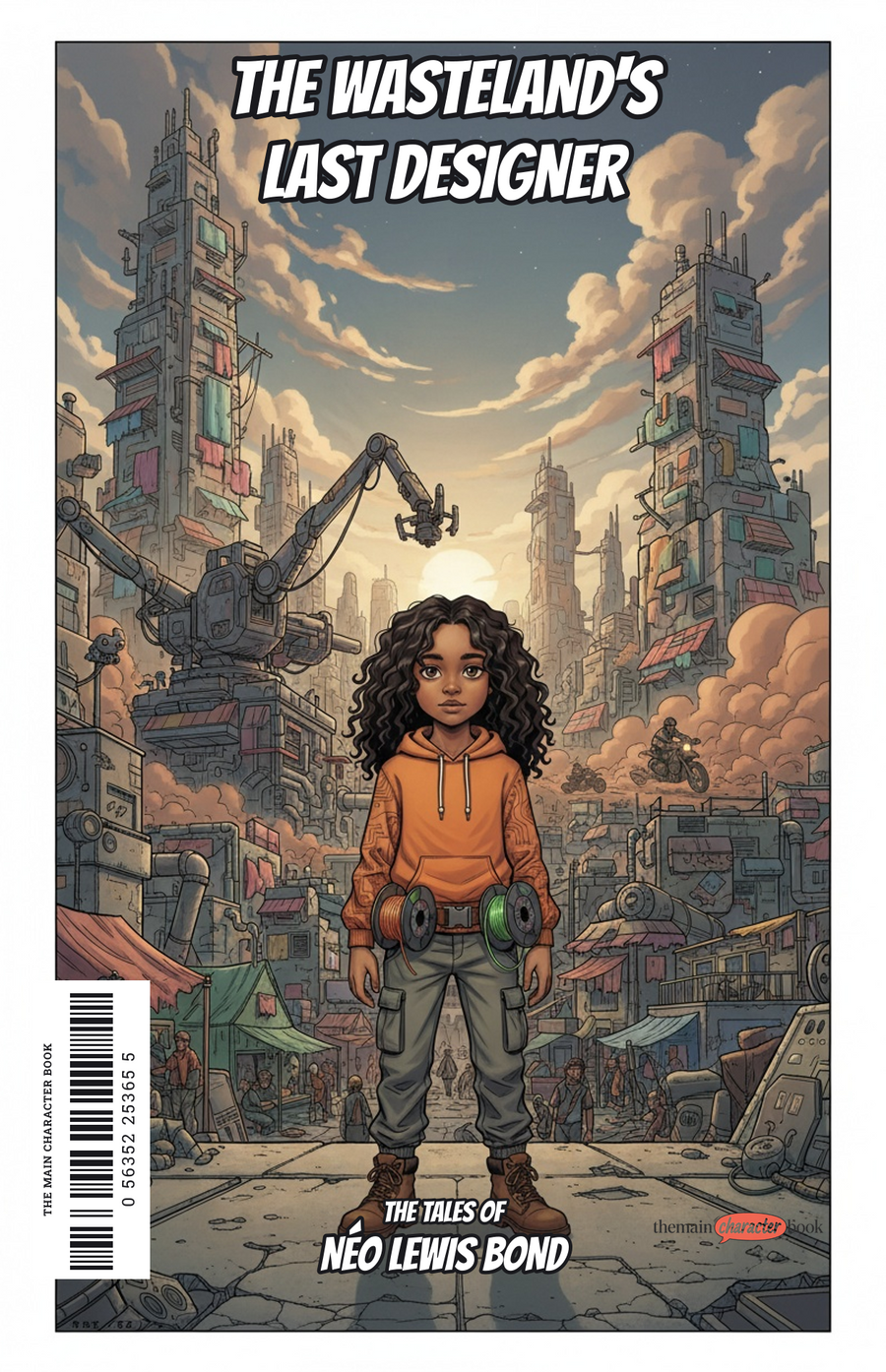 The Wasteland's Last Designer — personalised front cover