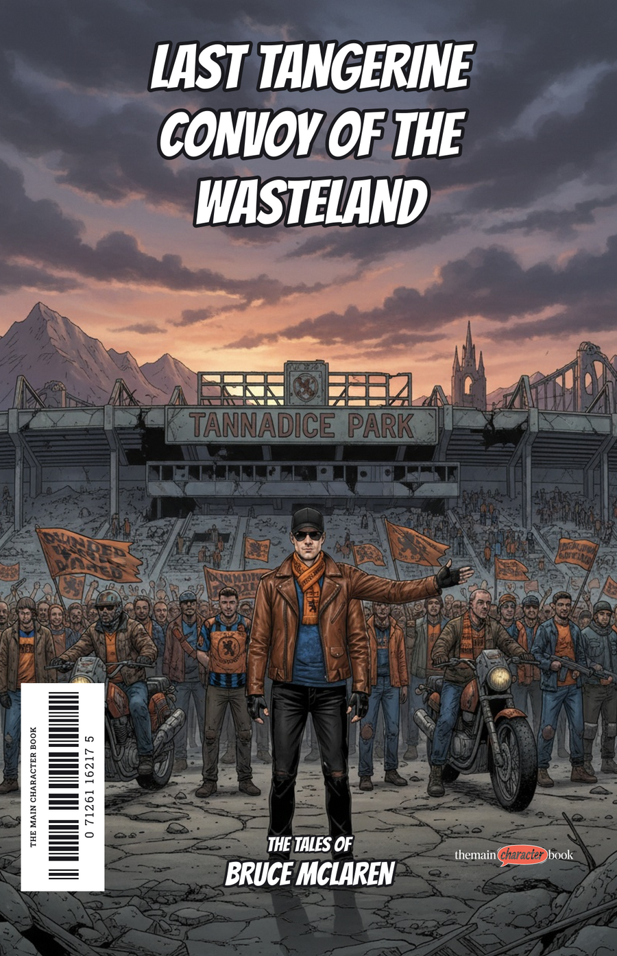 Last Tangerine Convoy of the Wasteland — personalised front cover