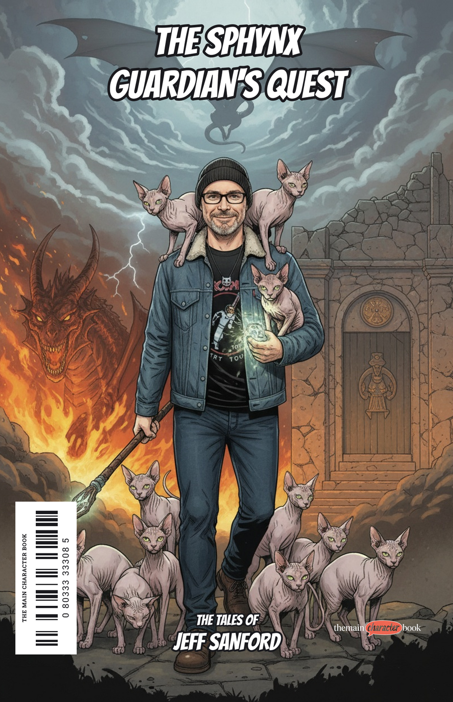 The Sphynx Guardian's Quest — personalised front cover