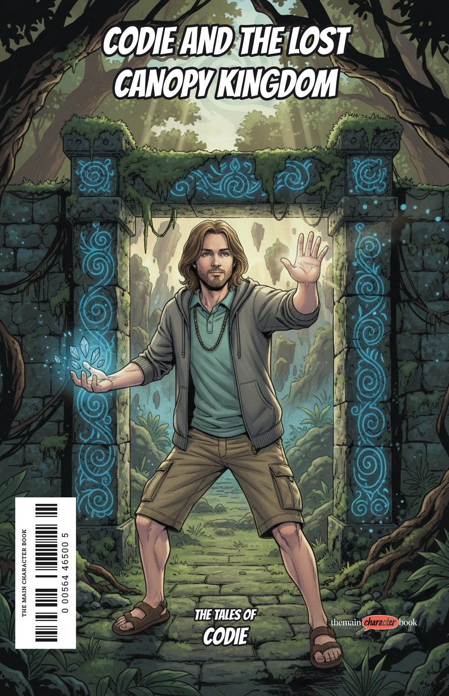 Codie and the Lost Canopy Kingdom — personalised front cover