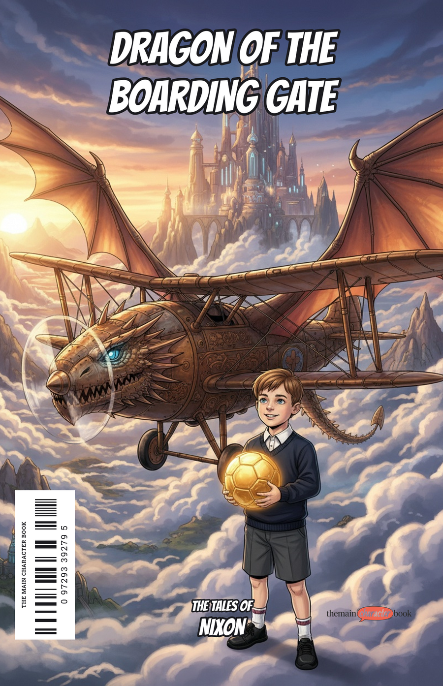 Dragon of the Boarding Gate — personalised front cover