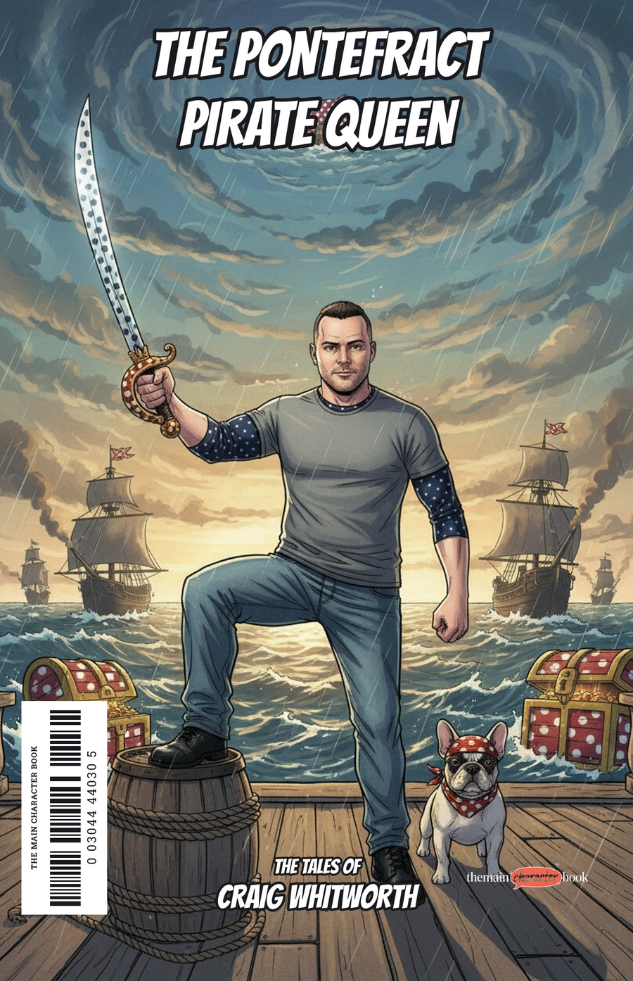 The Pontefract Pirate Queen — personalised front cover