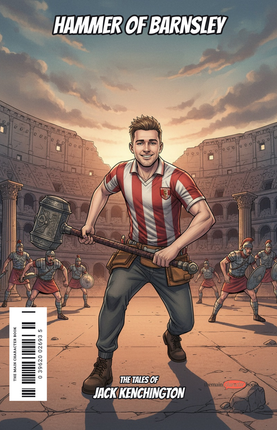 Hammer of Barnsley — personalised front cover