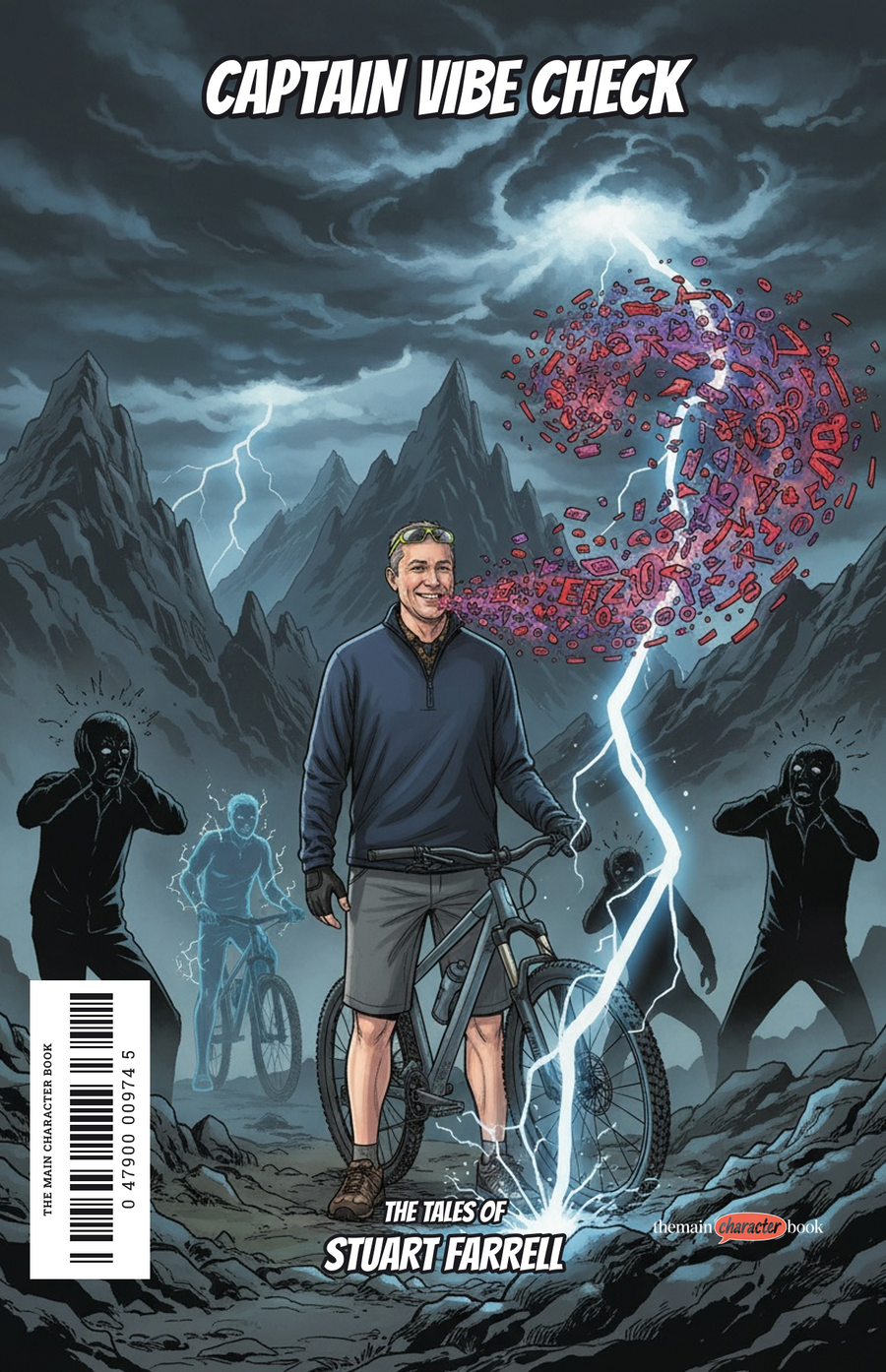 Captain Vibe Check — personalised front cover